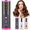 Vellino Rechargeable Automatic Hair Curler Women Portable Hair Curling Iron LCD Display Ceramic Curly Rotating Curling Wave Styer